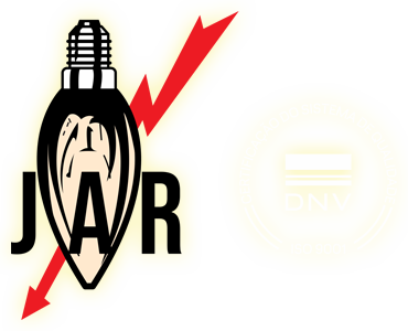 logo JAR Electricidade - José Alberto Rodrigues Instalações Eléctricas