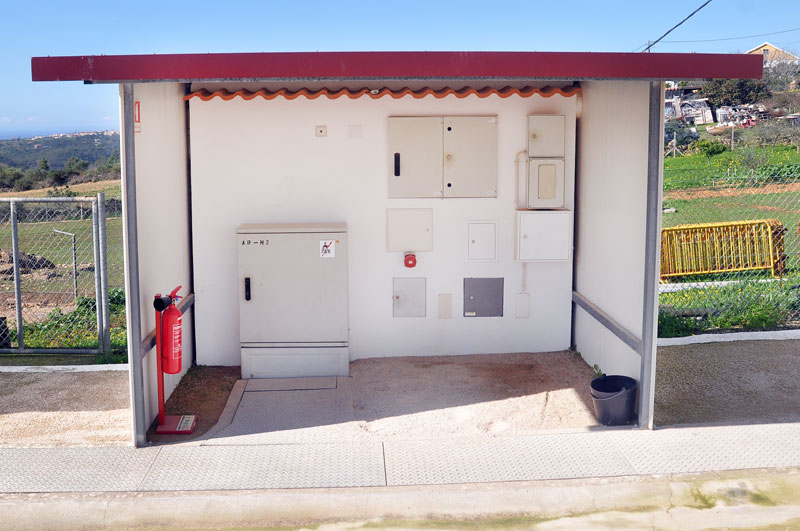 parque de formação em eletricidade - pormenor do posto
