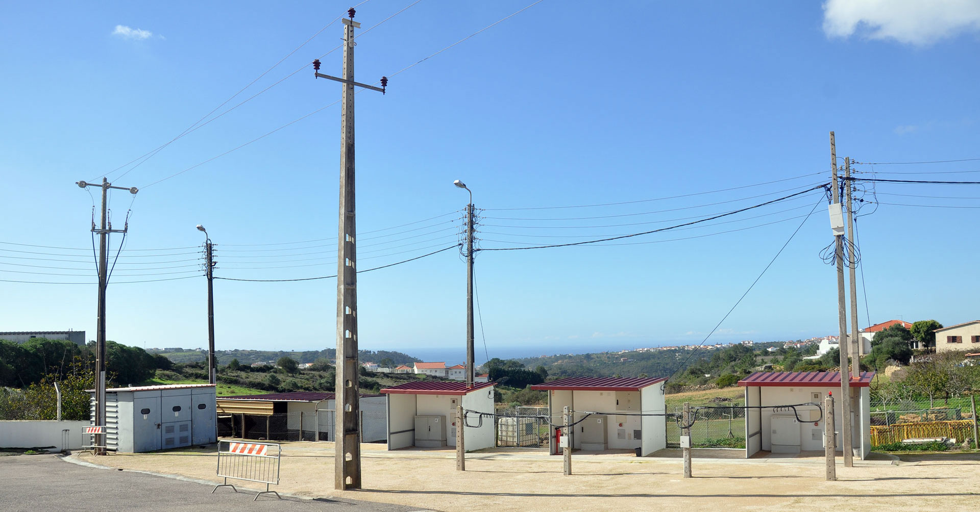 vistal geral do parque de formação em eletricidade