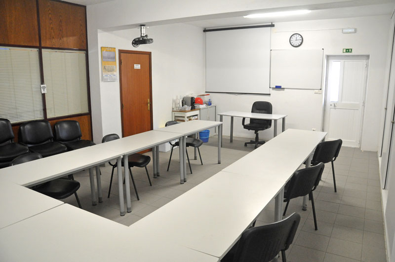 sala de formação em eletricidade